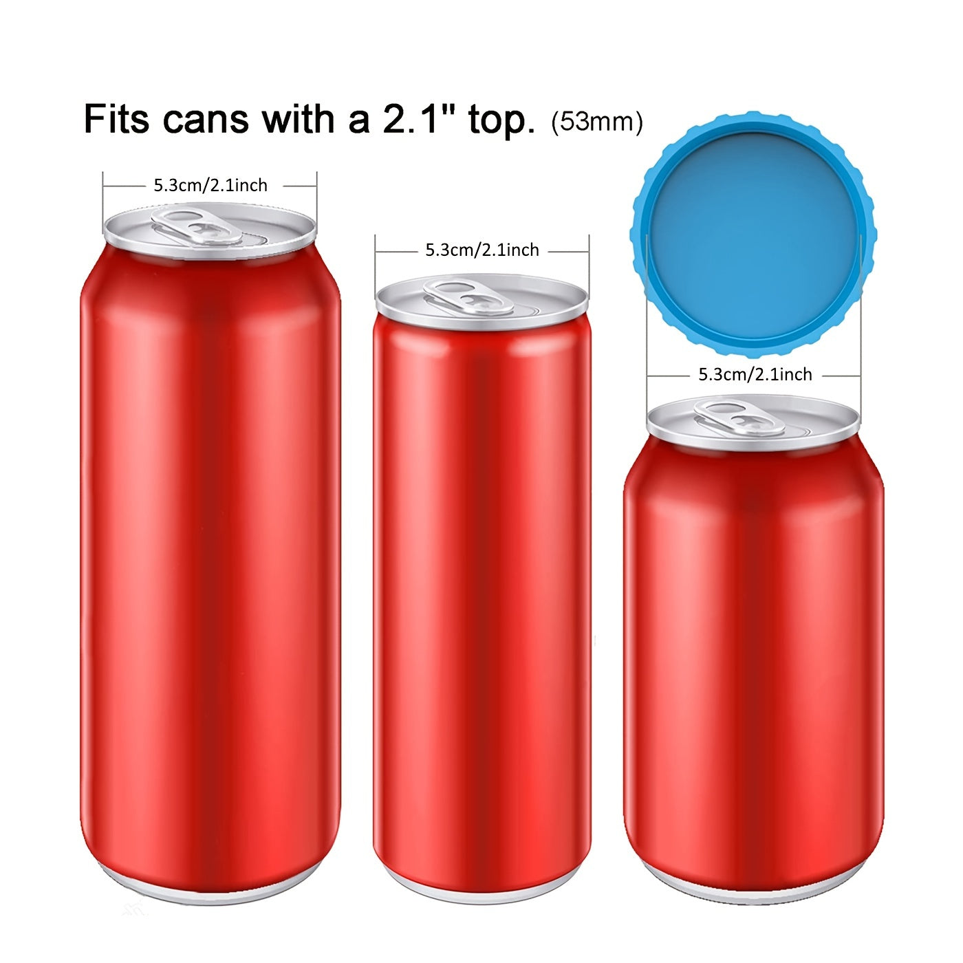 Colorful Silicone Can Lid Set 🌈