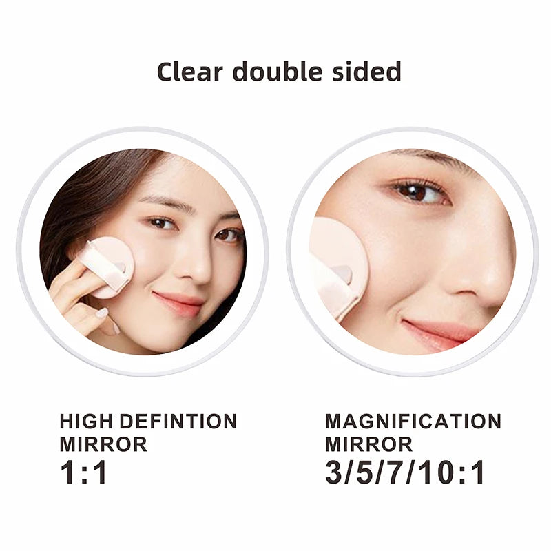 💄 GlamGlow™ Smart Makeup Mirror – 8"