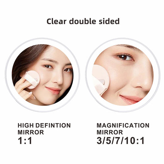 💄 GlamGlow™ Smart Makeup Mirror – 8"
