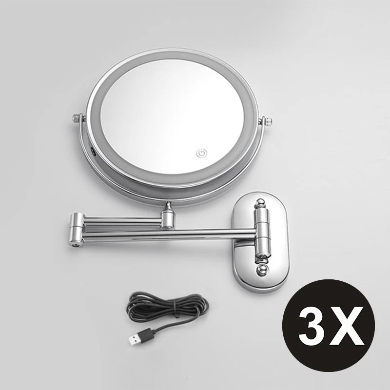 💄 GlamGlow™ Smart Makeup Mirror – 8"