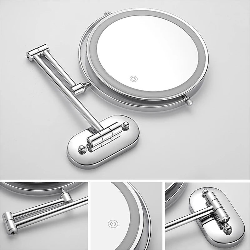 💄 GlamGlow™ Smart Makeup Mirror – 8"