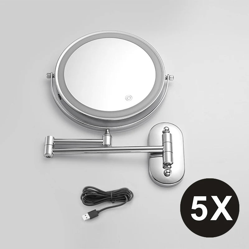 💄 GlamGlow™ Smart Makeup Mirror – 8"