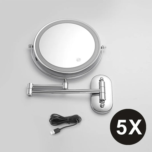 💄 GlamGlow™ Smart Makeup Mirror – 8"