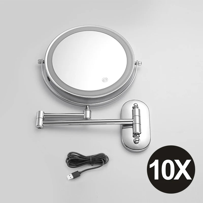 💄 GlamGlow™ Smart Makeup Mirror – 8"