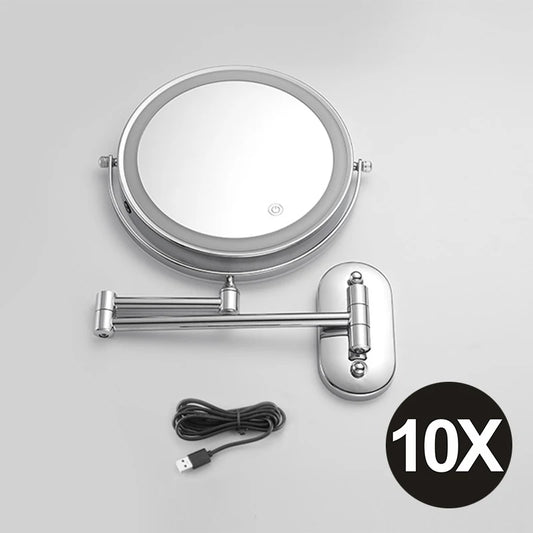 💄 GlamGlow™ Smart Makeup Mirror – 8"