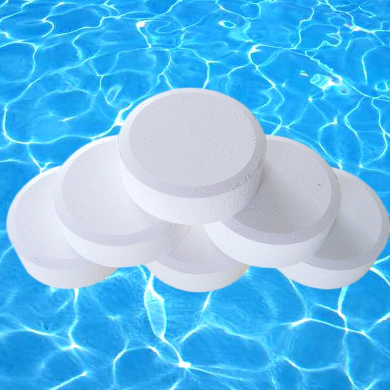 50Pcs 2g Chlorine Tablets Cleaning Agent Multifunction Instant Disinfection Cleaner For Home Swimming Pool Spa Hot Tub Supplies
