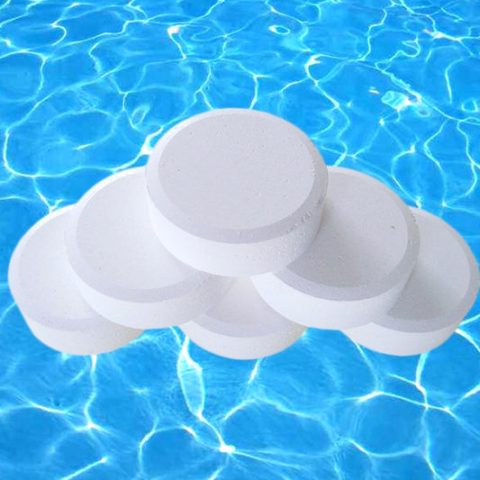 50Pcs 2g Chlorine Tablets Cleaning Agent Multifunction Instant Disinfection Cleaner For Home Swimming Pool Spa Hot Tub Supplies