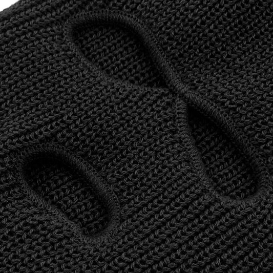 Hot Sale Unisex Balaclava Full Cover Style Ski Mask Hat 3 Holes Winter Hat Tactical Windproof Ribbed Knit Beanie Winter Warm Cap