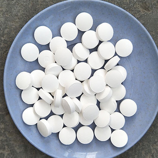 50Pcs 2g Chlorine Tablets Cleaning Agent Multifunction Instant Disinfection Cleaner For Home Swimming Pool Spa Hot Tub Supplies