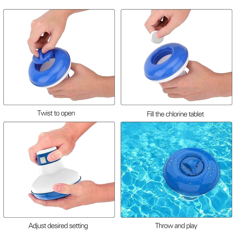 50Pcs 2g Chlorine Tablets Cleaning Agent Multifunction Instant Disinfection Cleaner For Home Swimming Pool Spa Hot Tub Supplies