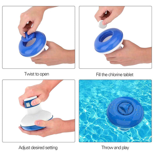 50Pcs 2g Chlorine Tablets Cleaning Agent Multifunction Instant Disinfection Cleaner For Home Swimming Pool Spa Hot Tub Supplies