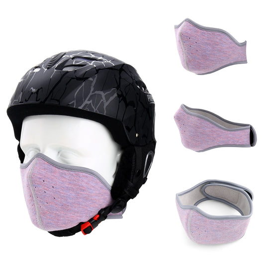 Fashion Winter Thermal Fleece Balaclava Full Face Mask Skiing Hat Bandana Hat Windproof Snowboard Scarves Women's Men Helmet Cap