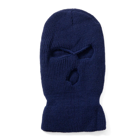 Hot Sale Unisex Balaclava Full Cover Style Ski Mask Hat 3 Holes Winter Hat Tactical Windproof Ribbed Knit Beanie Winter Warm Cap