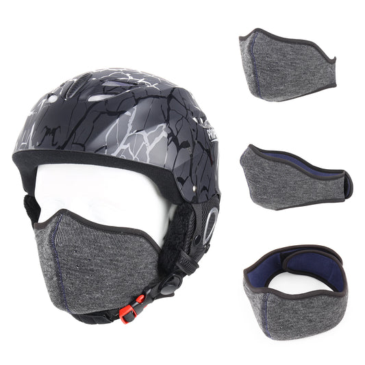 Fashion Winter Thermal Fleece Balaclava Full Face Mask Skiing Hat Bandana Hat Windproof Snowboard Scarves Women's Men Helmet Cap