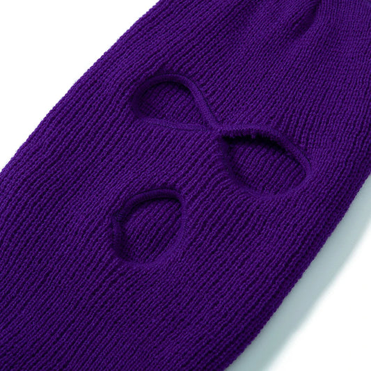 Hot Sale Unisex Balaclava Full Cover Style Ski Mask Hat 3 Holes Winter Hat Tactical Windproof Ribbed Knit Beanie Winter Warm Cap