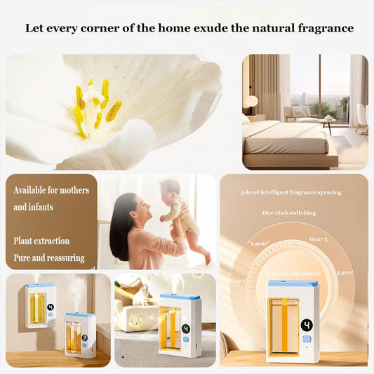 4-Mode USB Aromatherapy Diffuser – Humidifier & Scent Vaporizer