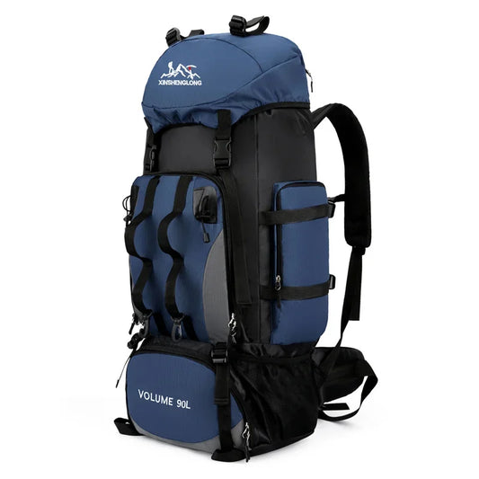 90L Waterproof Hiking Backpack – Large-Capacity Outdoor Travel Rucksack