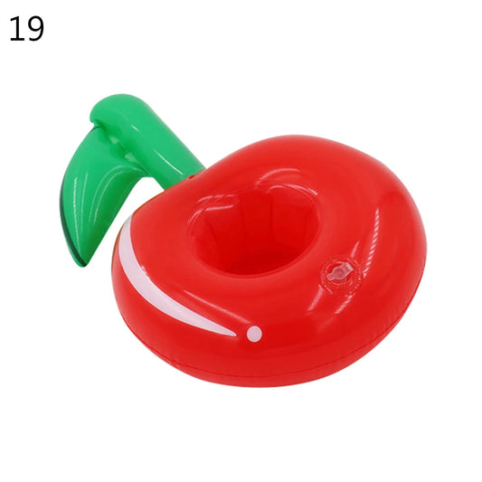 1Pcs Pool Party Party Decoration Pool Floaties Inflatable Cup Coasters Swimming Pool Float Inflatable Drink Holders Drink Floats