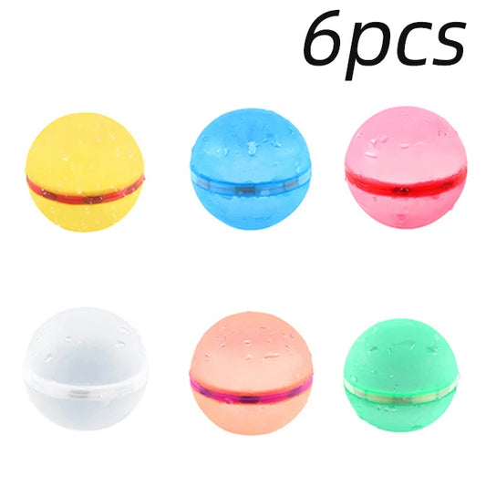 Magnetic Reusable Water Balloons Self Closing Splash Water Balls Bombs Beach Pool Waterballoons Summer Toys For Kids