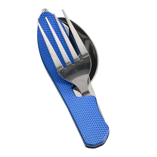 🍴 4-in-1 Folding Cutlery Set
