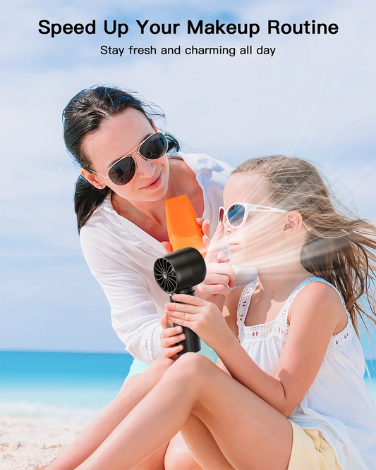 coldSky Portable Handheld Fan – 4000mAh, 5-Speed Mini Fan with LED Display