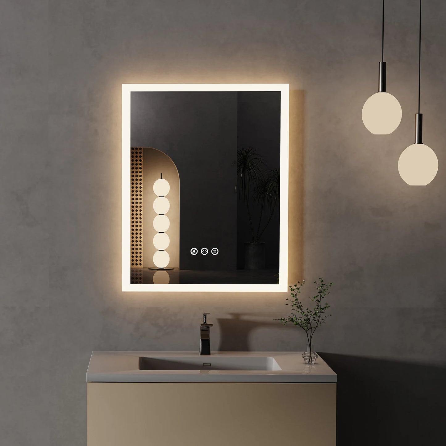 GlowMirror™ 16x20" Smart Vanity Mirror