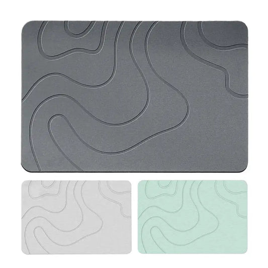 🪨💧 AquaStone™ Diatomite Bath Mat