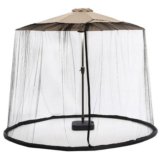 Umbrella Mosquito Netting For Outdoor Garden Patio Umbrellas Canopy Tent Mosquito Net Adjustable Rope Polyester Sunshade Net