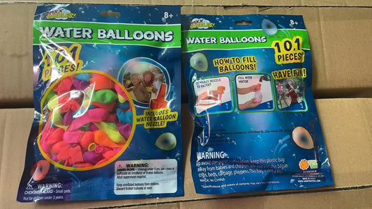 Water Filler Kit Water Fight Easy-to-Use Balloon Inflator Comes with 100 Water Balloons for Outdoor Fun Large Capacity