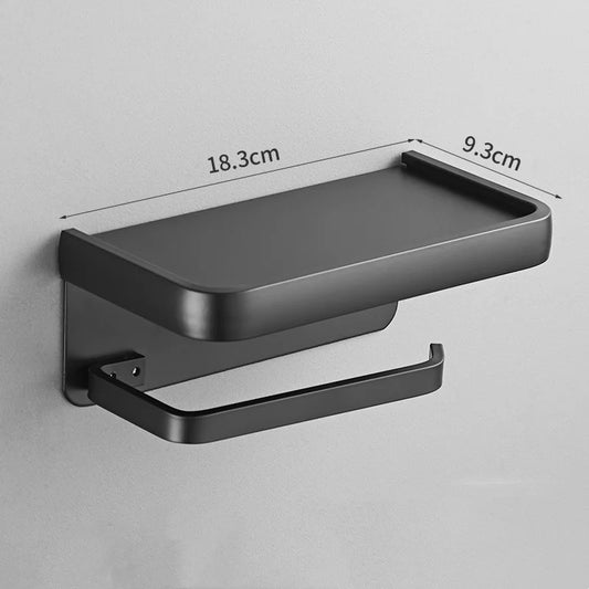 📱🧻 HoldMate™ Aluminum Toilet Paper & Phone Shelf