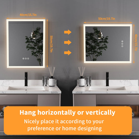 GlowMirror™ 16x20" Smart Vanity Mirror