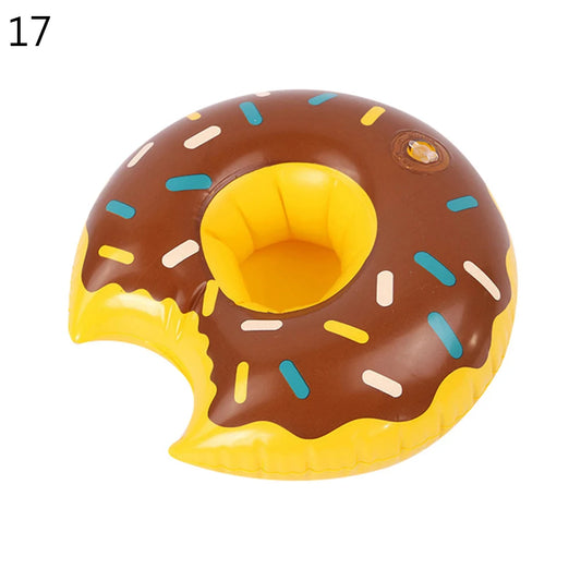1Pcs Pool Party Party Decoration Pool Floaties Inflatable Cup Coasters Swimming Pool Float Inflatable Drink Holders Drink Floats