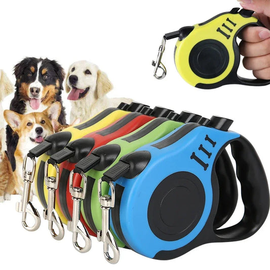 🐕🎽 FlexiPaw™ Retractable Dog Leash (3M/5M)