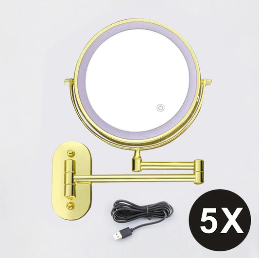 💄 GlamGlow™ Smart Makeup Mirror – 8"