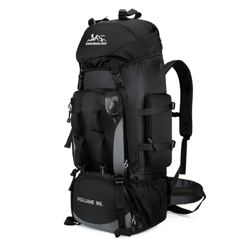90L Waterproof Hiking Backpack – Large-Capacity Outdoor Travel Rucksack