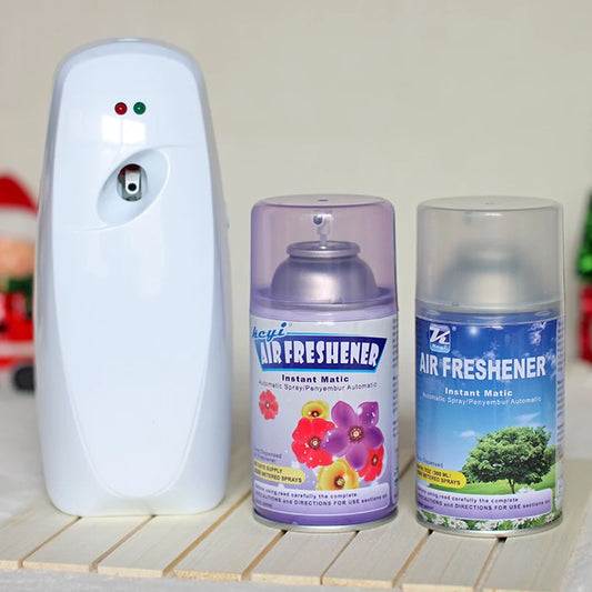 Aerosol Dispenser Air Freshener Fragrance Aerosol Spray Dispenser Car Household Wall-mounted Automatic Adjustable Aroma Diffuser