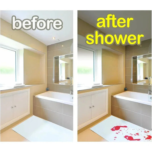 🩸👣 ScareStep™ Color-Changing Bloody Mat – 40×70cm
