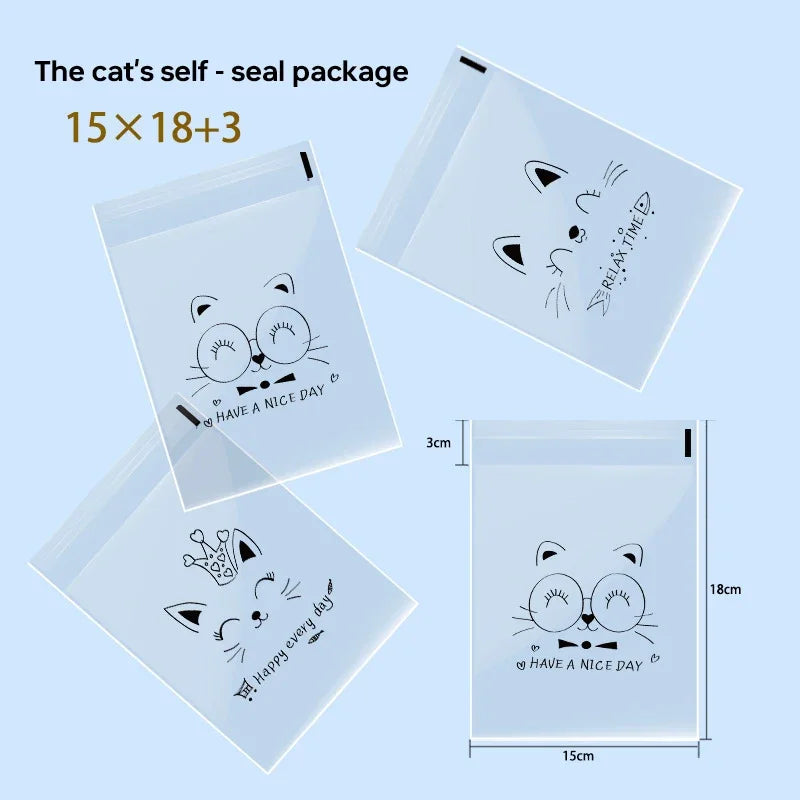 100Pcs Bags To Pack Products Bread Bag Sandwich Bag Packaging Bags Cookie Sandwich Bag Plastic Bags