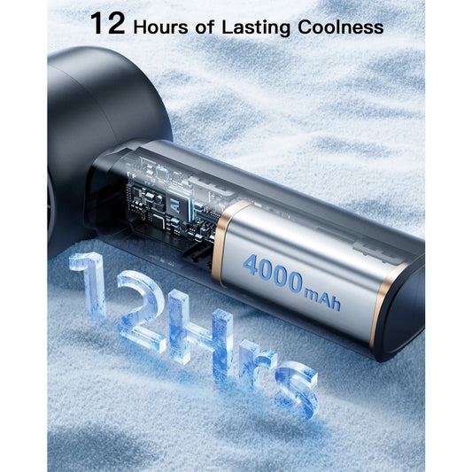 coldSky Portable Handheld Fan – 4000mAh, 5-Speed Mini Fan with LED Display