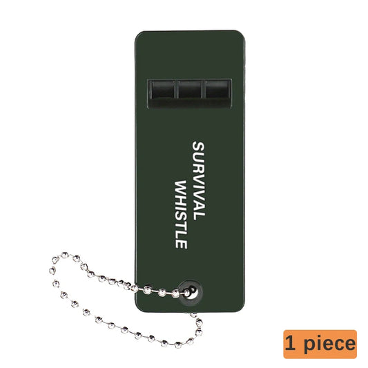 2/5pcs 3-frequency Survival Whistle Outdoor High Decibel Survival Whistle for Hiking, Camping, Hunting Light-weight Whistle