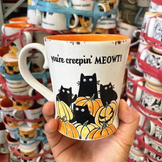 Retro Hand-painted Coffee Cup