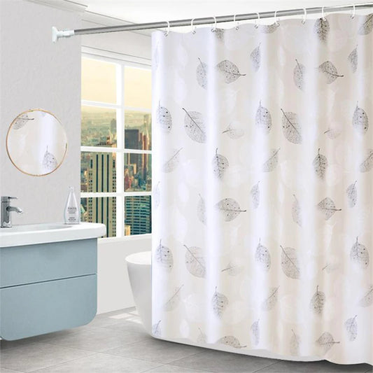 🚿🌿 MoldGuard™ PEVA Shower Curtain – Extra Long