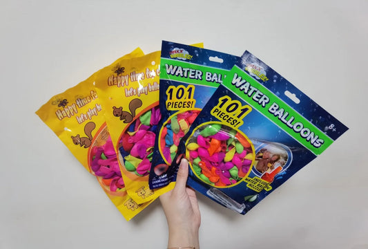 Water Filler Kit Water Fight Easy-to-Use Balloon Inflator Comes with 100 Water Balloons for Outdoor Fun Large Capacity