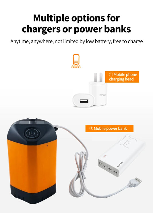 🚿 Rechargeable Outdoor Shower Pump