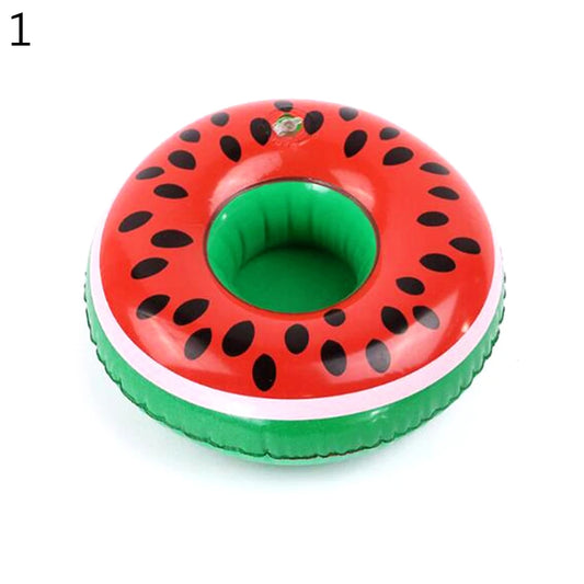 1Pcs Pool Party Party Decoration Pool Floaties Inflatable Cup Coasters Swimming Pool Float Inflatable Drink Holders Drink Floats