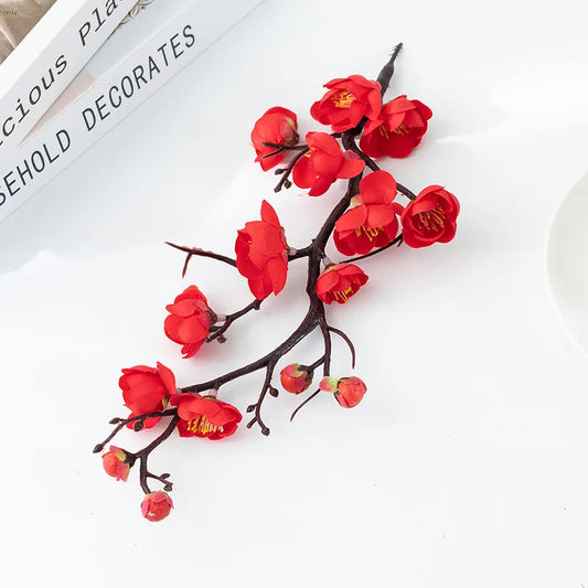 Artificial Plum Blossom Bonsai – Silk Sakura Tree for Home Decoration