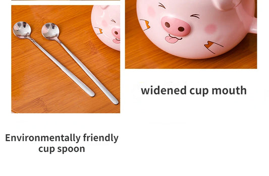 Creative Ceramic Pig Cups