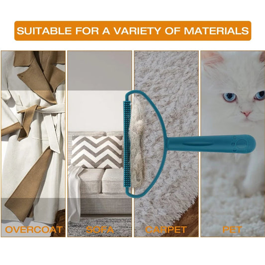 🐾✨ DualSwipe™ Portable Pet Hair Brush