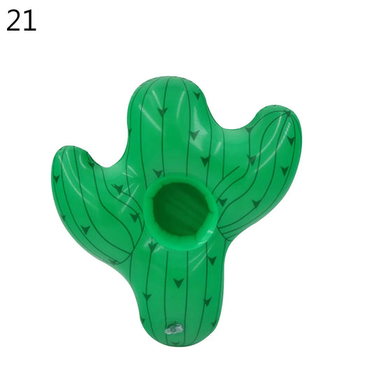 1Pcs Pool Party Party Decoration Pool Floaties Inflatable Cup Coasters Swimming Pool Float Inflatable Drink Holders Drink Floats