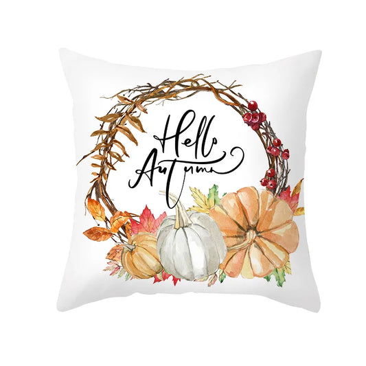 Autumn Maple Leaf Pillow
